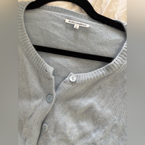 Reformation Light Blue Cardigan - Picture 12 of 15